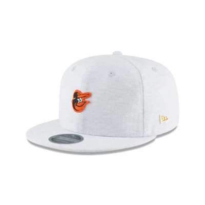 Grey Baltimore Orioles Hat - New Era MLB Micro Stitch 9FIFTY Snapback Caps USA9051428